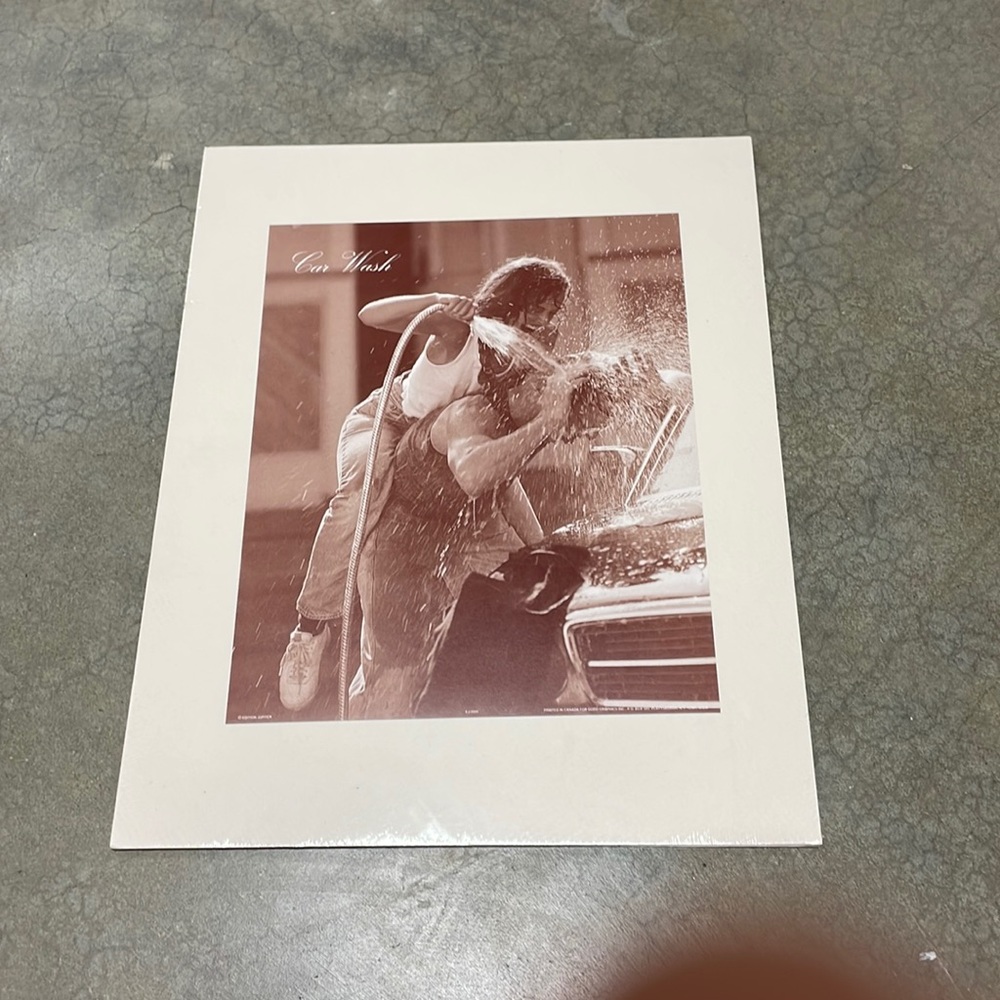 Poster.  Car Wash.  New Condition.